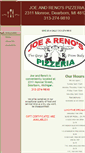 Mobile Screenshot of joeandrenospizzeria.com